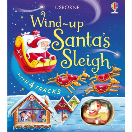 Wind-Up Santa's Sleigh