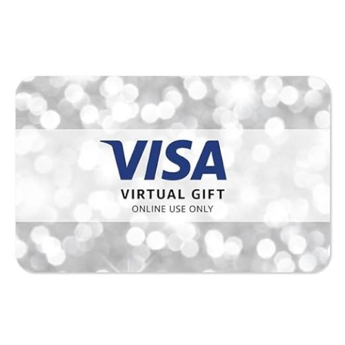 Visa Virtual eGift Card - $25 (plus $3.95 Purchase Fee) | For Online Use Only