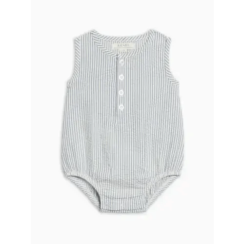 Wren Seersucker Bubble Romper