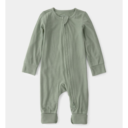 Baby 2-Way Zip PurelySoft Sleep & Play Pajama - Green | Carter's