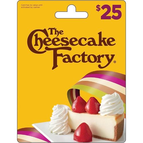 Cheesecake Factory The Physical Gift Card - $25