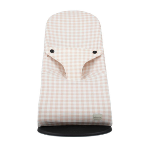 Babybjörn Cover Vichy Rosa · Minicoton- pink gingham