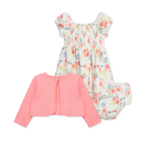 Rose Knit Dress Set (12M-24M)