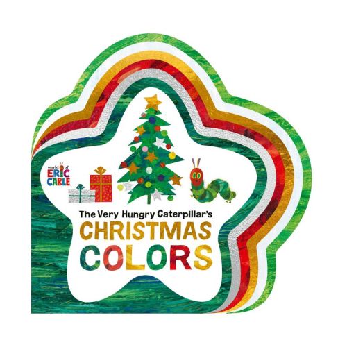 The Very Hungry Caterpillar's Christmas Colors - by Eric Carle (Board Book)