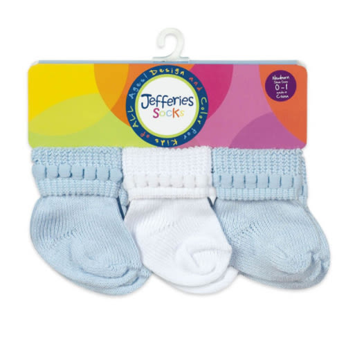Jefferies Socks Baby Rock-A-Bye Turn Cuff Socks 6 Pair Pack