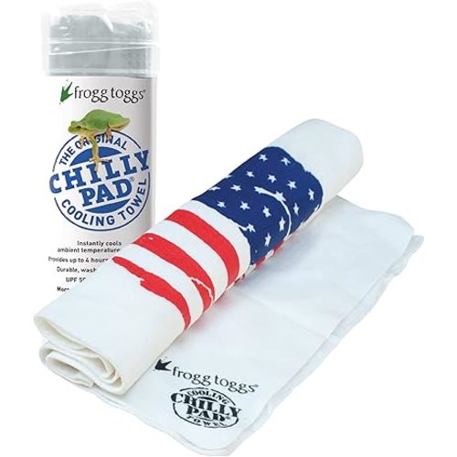 FROGG TOGGS Chilly Pad, Instant Cooling Towel, Long Lasting, Reusable, Sports and Outdoors Neck Towel 33x13