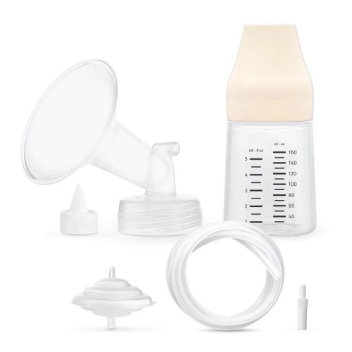 Spectra Breast Pump Premium Accessory Kit with 24mm Breast Flange, Replacement Parts and Bottle