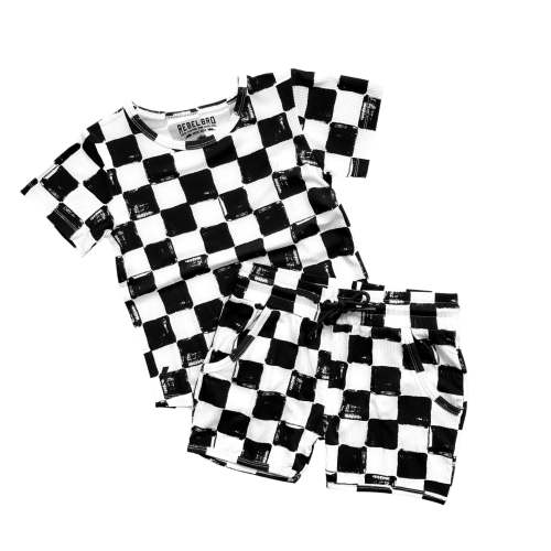 Biker Two Piece Set in Vintage Venice