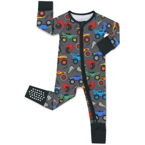 babee Reshinee Bamboo Viscose Baby Footie Pajama, Zipper Sleeper Boys Girls