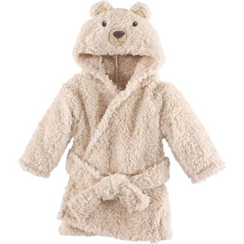 Amazon.com: Hudson Baby Unisex Baby Plush Animal Face Bathrobe