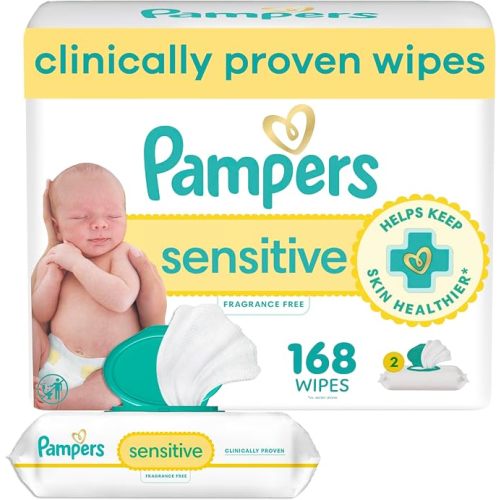 pampers sensitive baby wipes 576 ct OLD