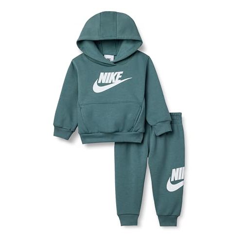 Nike Baby Sportswear Club Fleece Pullover Hoodie and Joggers 2-Piece Outfit Set (Large Swoosh Logo)