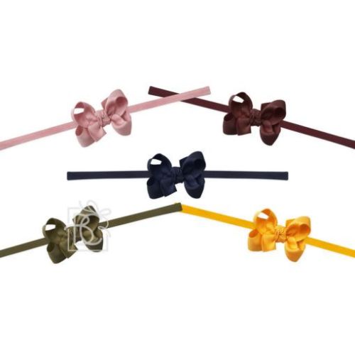 Satin Double Knot Bow on Clip