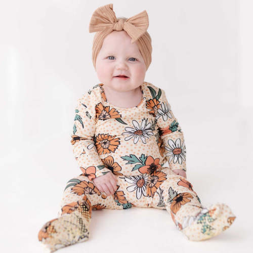 Flowering Frolic Day to Night Romper Luxe Edition | Cotton Bamboo Blend