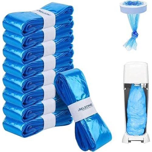 Diaper Pail Refill Bags – Pack of 9 - Holds up to 2880 Diapers, Premium Quality Disposable Diaper Bags designed to reduce leaks, Compatible with Diaper Pail Cassettes for All Models