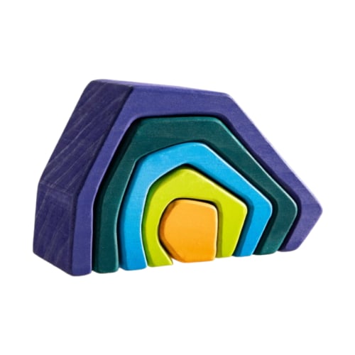 5 Pcs&nbsp;stone Caves Stacking Blocks