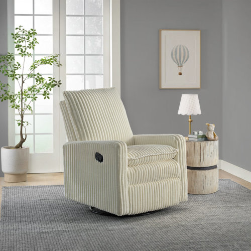Oxford Baby Uptown Upholstered Glider Recliner Rocking Chair Swivel for Nursery & Living Room & Reviews | Wayfair
