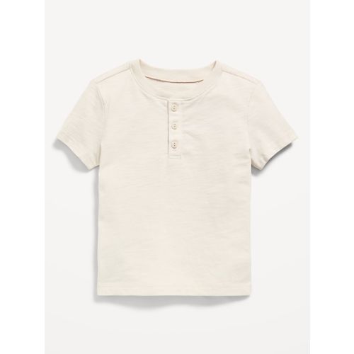 Short-Sleeve Textured Henley T-Shirt for Toddler Boys
