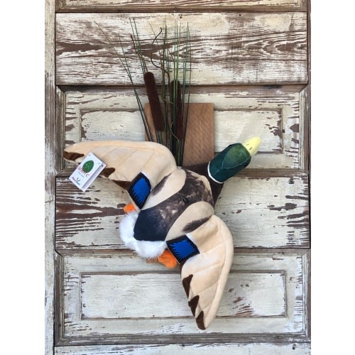 Plush Mallard Wall Mount, Kids Room, Nursery, Hunting Decor