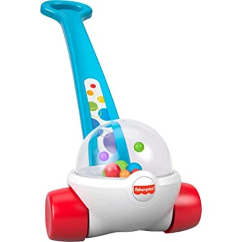 Fisher-Price Corn Popper, Blue Push-Along Toy