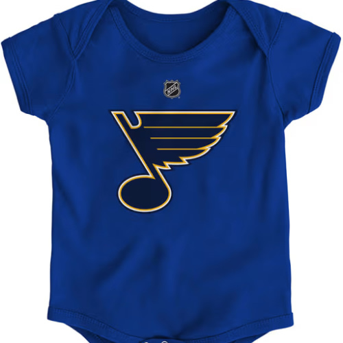 STL Blues St Louis Blues ROYAL Baby Primary Logo One Piece