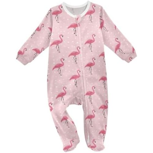 Dussdil Baby One-Piece Footies Newborn Rompers Pajamas Cotton Footed Pjs for Sleep Play Boys Girls