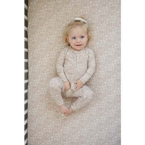 Dainty Ditsy Bamboo Crib Sheet