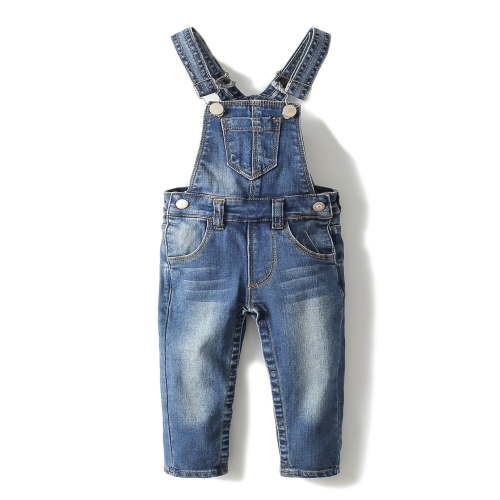 KIDSCOOL SPACE Baby Boy Girl Jean Overalls,Toddler Slim Cute Denim Dungaree,Blue,9-12 Months
