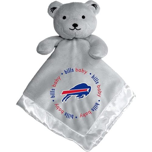 MasterPieces - NFL Baby Security Blanket, Bear Snuggle Toy for Newborn Boy Girl Unisex, Stuffed Animal, Officially Licensed Buffalo Bills Football