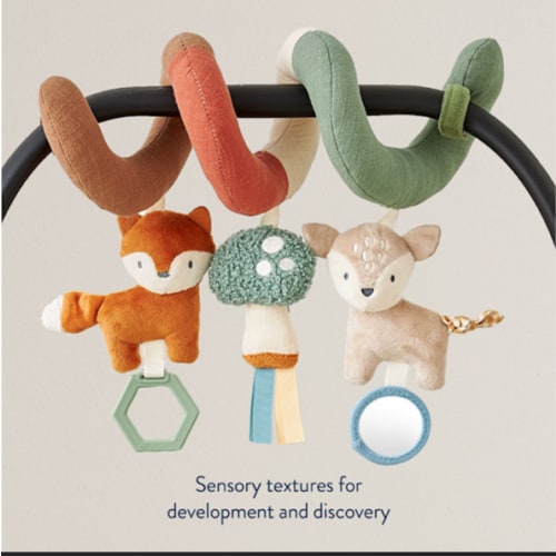 Itzy Ritzy Car Seat Activity Toy - Woodland