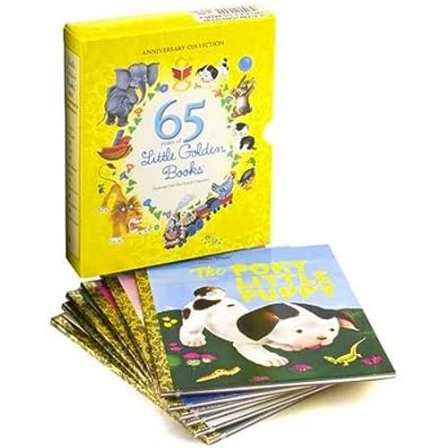 The Ultimate Golden Books Collection (25 Volume Set): The Pokey Little Puppy; Scrawny Tawny Lion; Saggy Baggy Elephant; Disney Three Little Pigs; Raggedy Anne; Peter Cotton Tail (Book Sets for Children : Little Golden Books)