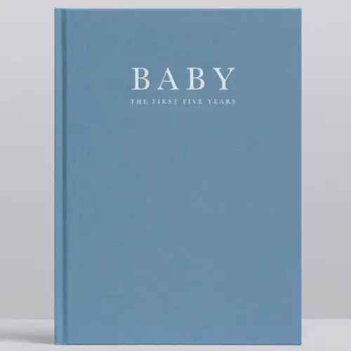 Blue Baby Journal: Birth to Five Years