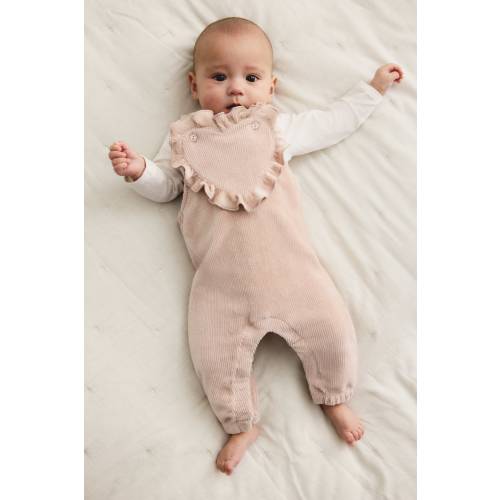 2-PIECE VELOUR AND JERSEY SET