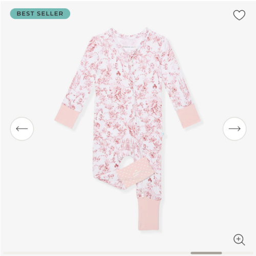 Floral White Baby Convertible Sleeper | Antoinette