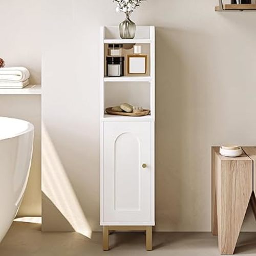 Bathroom Storage Cabinet, White BC08203X