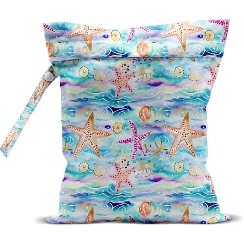 Wet Bag Wet Dry Bag for Swimsuit Travel Beach Pool Stroller Diapers Dirty Yoga Gym Clothes Waterproof Reusable