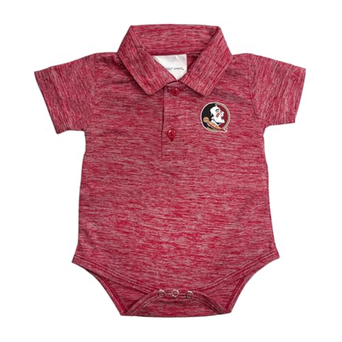 Two Feet Ahead Space Dye Golf Polo Baby Bodysuit – Officially Licensed Infant Fan Outfit