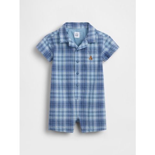 Baby Plaid Shorty One-Piece