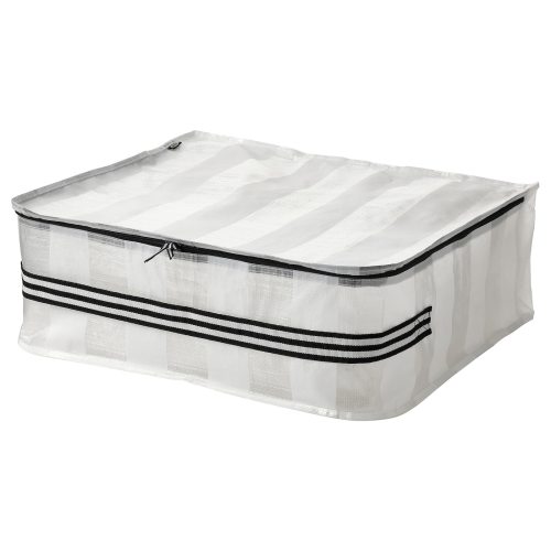 GÖRSNYGG Storage case - white/clear 22x19x7 "