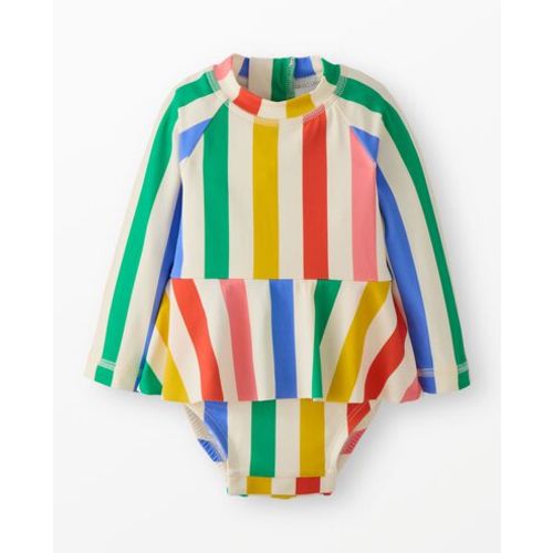 Baby One-Piece Skirted Rashguard Swimsuit