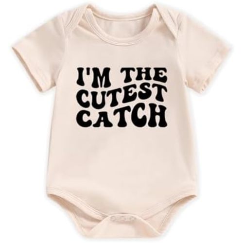 Newborn Infant Baby Boys Girls Bodysuit, Unisex Short Sleeve Funny Romper Reveal Pregnancy Announcement Clothes