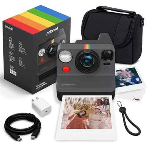 Polaroid Now Generation 3 i-Type Instant Camera in Black Bundle