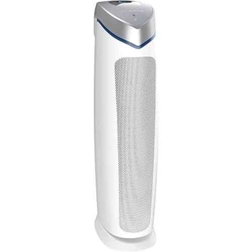 GermGuardian Air Purifier with Genuine HEPA 13 Pet Pure Filter, Removes 99.97% of Pollutants, Covers Large Rooms up to 915 Sq. ft. in 1 Hour, UV-C Light Helps Reduce Germs, 28", White, AC5250WPT