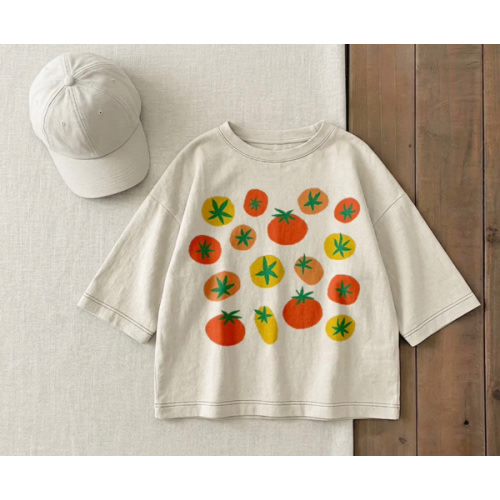 Baby & Kids Colorful Tomatoes Print T-Shirt (6M-12Y)