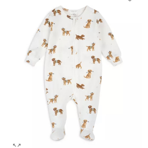 Boys' Golf Pups Print Sleeper Footie - Baby