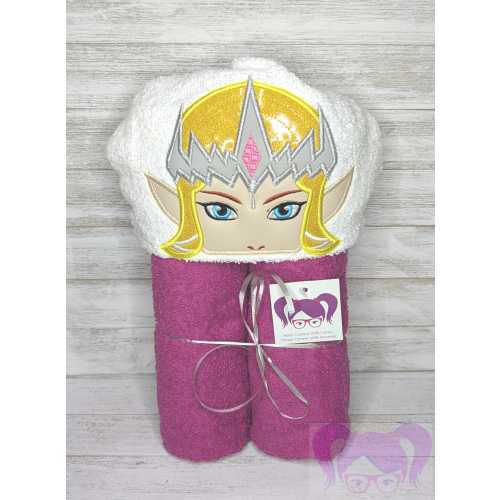 Zelda Hooded Towel, Personalized Hooded Towel, Zelda Bath Towel, Zelda Towel, The Legend of Zelda, Princess Zelda Hooded Towel