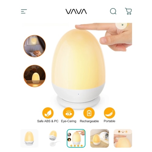 VAVA Cradle Baby Night Light
