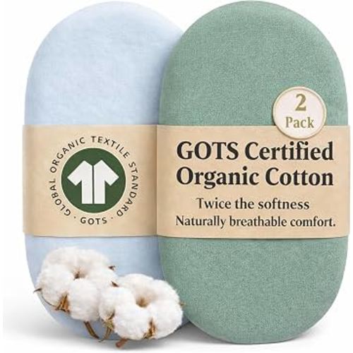 Amazon.com : Bunnyjik GOTS Organic Bassinet Sheets Compatible with Halo Nassinest, 4moms Mamaroo Sleep Bassinet, Chicco LullaGo, BabyBjörn & Arm's Reach, BassiNest Swivel Sleeper | Turkish Organic Cotton : Baby