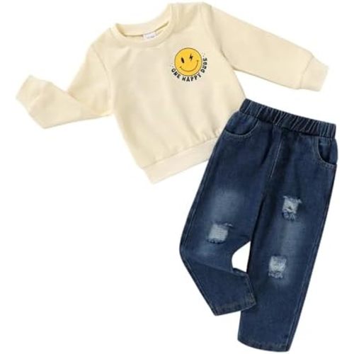Toddler Baby Boy Clothes Fall Winter Outfits 1st 2nd 3rd Birthday Boy Outfit Sweatshirt Sweat Pants Set Sweatsuit