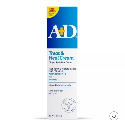 A+D Crema para Sarpullidos con Pañales Medicinales con Zinc, 4 Oz es elegible para HSA/FSA